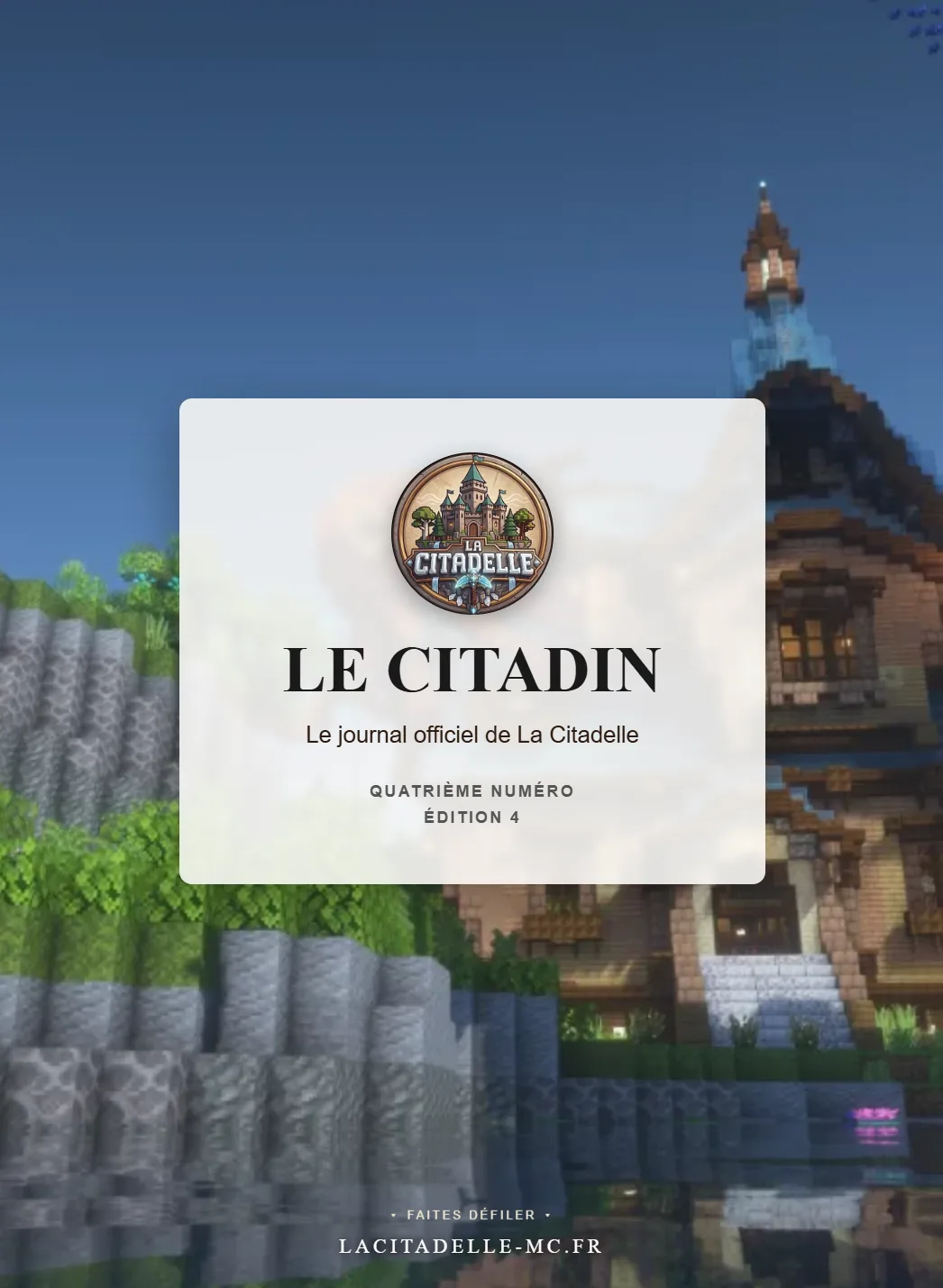 Quatrième numéro