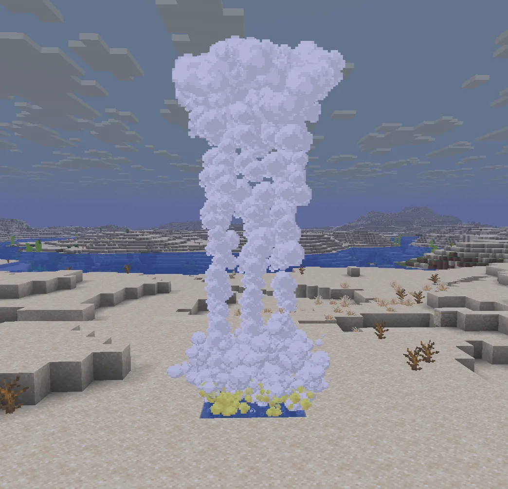 Un geyser de soufre concentré