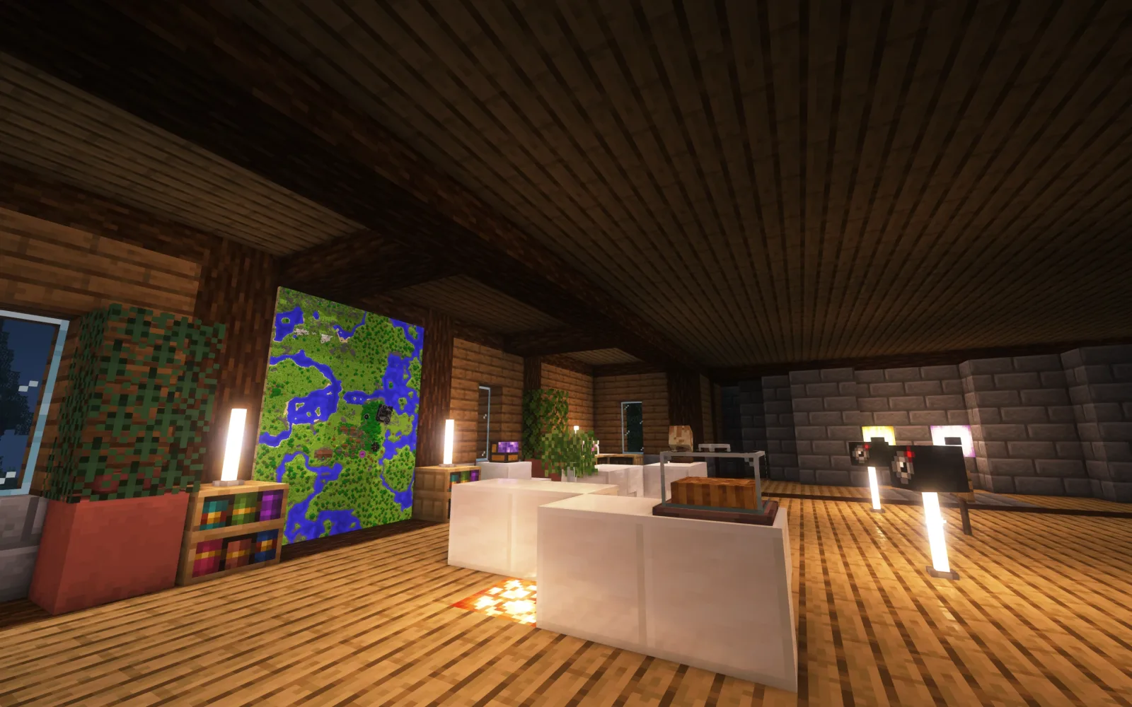 L'intérieur de la Maison d'Édition