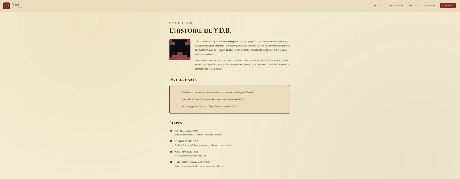 Une réalisation de Y.D.B.