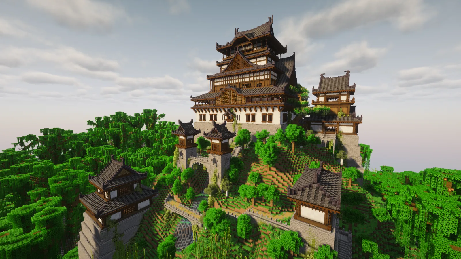 Le temple dans la jungle